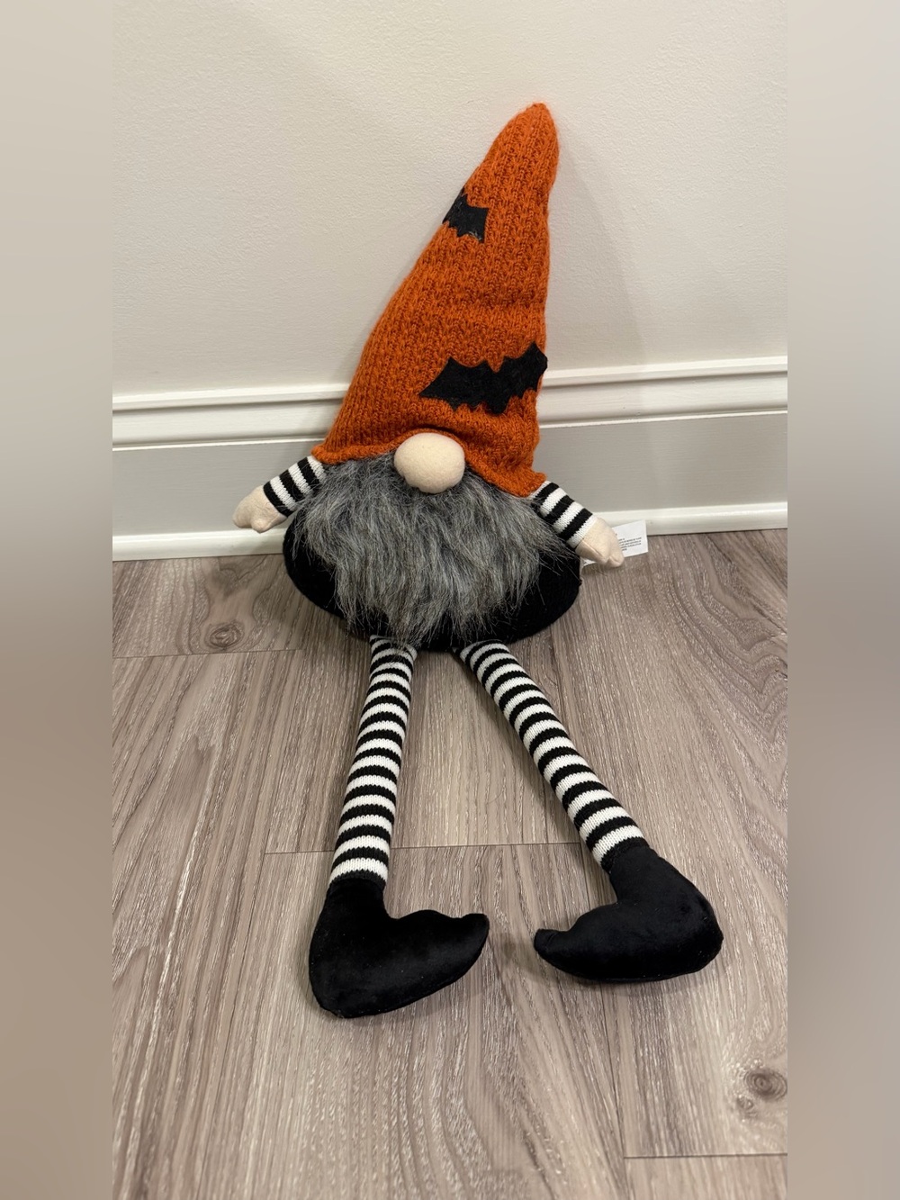Halloween Gnome weighted self/sitter, 26” long